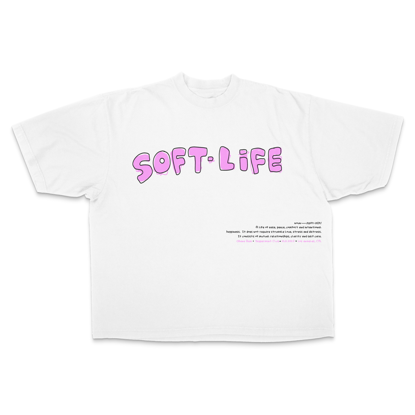 Soft Life Tee (White)